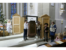 Kinderchristmette mit Krippenspiel (© Karl-Franz Thiede)